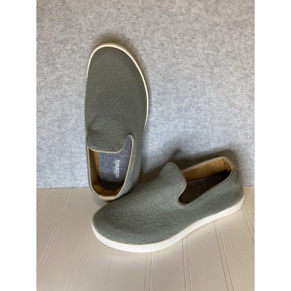 allbirds W Sz 7 Wool Loafers Soft Sea Green Sz 7 Casual Comfort Shoe Flats Cozy